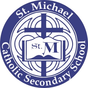 secondary school st catholic michael schools stratford logo brochure leadership action programs ca